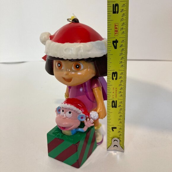 Vintage Dora The Explorer & Boots Christmas Keychain Candy Dispenser 2006 Nick - Picture 4 of 10